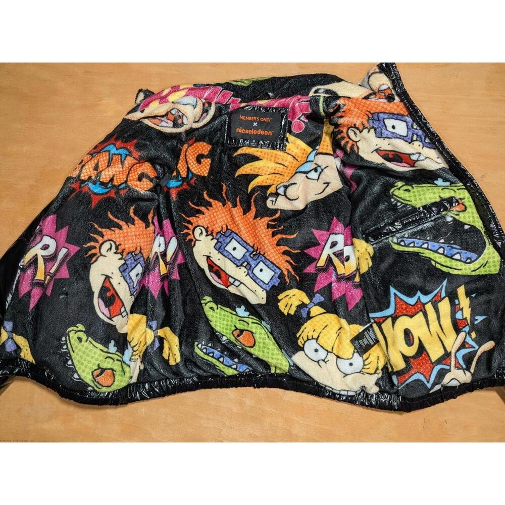 Members Only x Nickelodeon Puffer Jacket Size Medium Rugrats